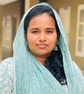 Ms. Thabshira M, Assistant Professor